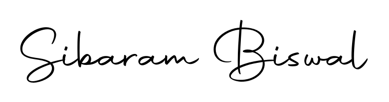 Try this chic Sibaram Biswal handwritten sign style. Using Autography-DOLnW font elements, it gives your name a sleek, memorable identity. Sibaram Biswal signature style 10 images and pictures png