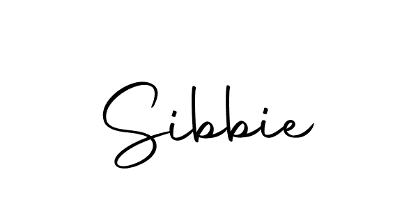 Sibbie stylish signature style. Best Handwritten Sign (Autography-DOLnW) for my name. Handwritten Signature Collection Ideas for my name Sibbie. Sibbie signature style 10 images and pictures png