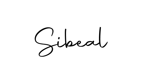 How to make Sibeal name signature. Use Autography-DOLnW style for creating short signs online. This is the latest handwritten sign. Sibeal signature style 10 images and pictures png