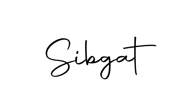 Create a beautiful signature design for name Sibgat. With this signature (Autography-DOLnW) fonts, you can make a handwritten signature for free. Sibgat signature style 10 images and pictures png