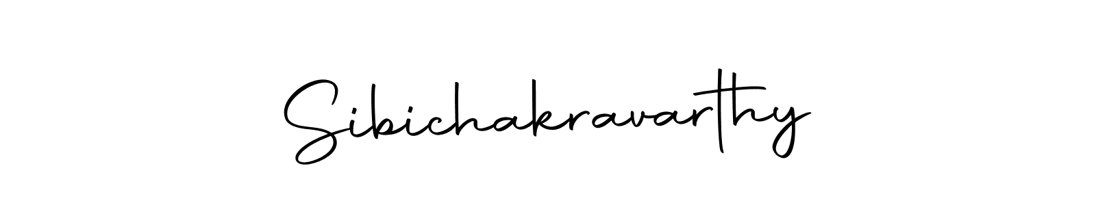 Create a beautiful signature design for name Sibichakravarthy. With this signature (Autography-DOLnW) fonts, you can make a handwritten signature for free. Sibichakravarthy signature style 10 images and pictures png