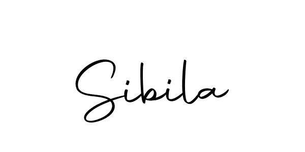 Use a signature maker to create a handwritten signature online. With this signature software, you can design (Autography-DOLnW) your own signature for name Sibila. Sibila signature style 10 images and pictures png