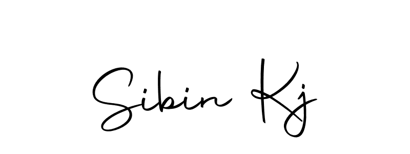 Sibin Kj stylish signature style. Best Handwritten Sign (Autography-DOLnW) for my name. Handwritten Signature Collection Ideas for my name Sibin Kj. Sibin Kj signature style 10 images and pictures png