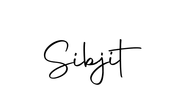 Use a signature maker to create a handwritten signature online. With this signature software, you can design (Autography-DOLnW) your own signature for name Sibjit. Sibjit signature style 10 images and pictures png