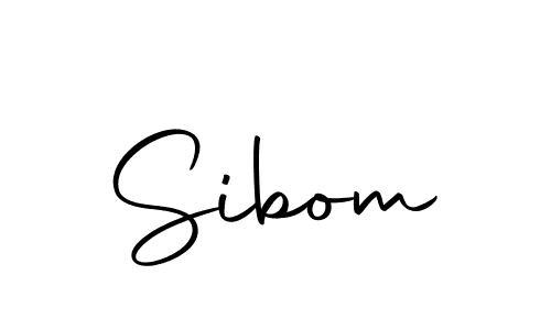 You should practise on your own different ways (Autography-DOLnW) to write your name (Sibom) in signature. don't let someone else do it for you. Sibom signature style 10 images and pictures png