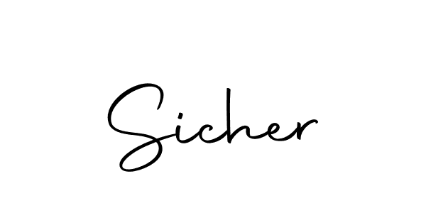Similarly Autography-DOLnW is the best handwritten signature design. Signature creator online .You can use it as an online autograph creator for name Sicher. Sicher signature style 10 images and pictures png