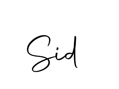 Sid  stylish signature style. Best Handwritten Sign (Autography-DOLnW) for my name. Handwritten Signature Collection Ideas for my name Sid . Sid  signature style 10 images and pictures png