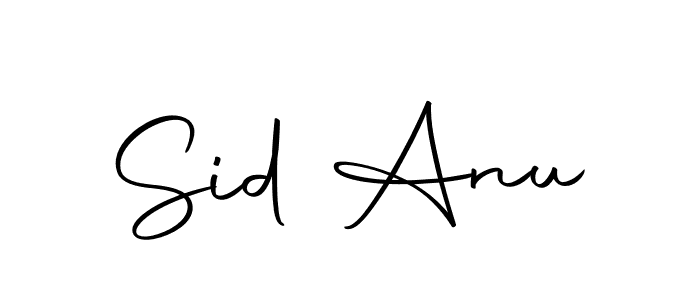 Create a beautiful signature design for name Sid Anu. With this signature (Autography-DOLnW) fonts, you can make a handwritten signature for free. Sid Anu signature style 10 images and pictures png