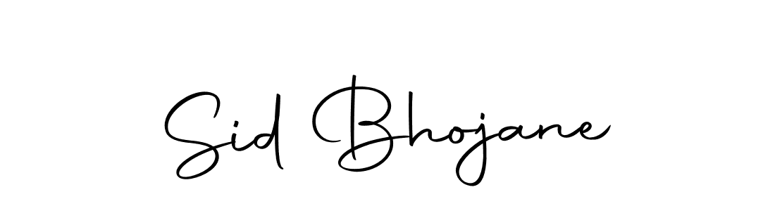 The best way (Autography-DOLnW) to make a short signature is to pick only two or three words in your name. The name Sid Bhojane include a total of six letters. For converting this name. Sid Bhojane signature style 10 images and pictures png