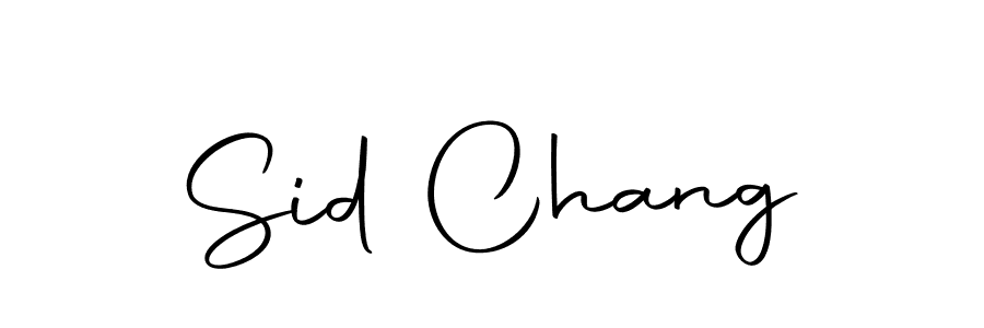 Similarly Autography-DOLnW is the best handwritten signature design. Signature creator online .You can use it as an online autograph creator for name Sid Chang. Sid Chang signature style 10 images and pictures png