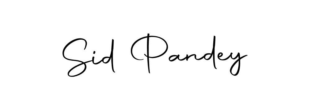 How to make Sid Pandey signature? Autography-DOLnW is a professional autograph style. Create handwritten signature for Sid Pandey name. Sid Pandey signature style 10 images and pictures png