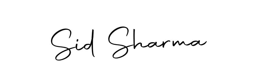 How to make Sid Sharma name signature. Use Autography-DOLnW style for creating short signs online. This is the latest handwritten sign. Sid Sharma signature style 10 images and pictures png