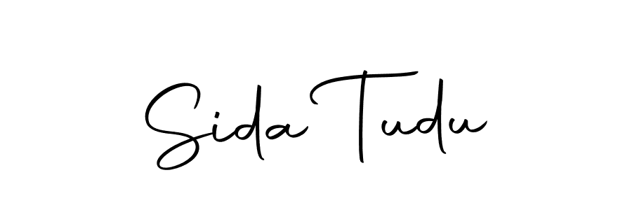 How to make Sida Tudu name signature. Use Autography-DOLnW style for creating short signs online. This is the latest handwritten sign. Sida Tudu signature style 10 images and pictures png