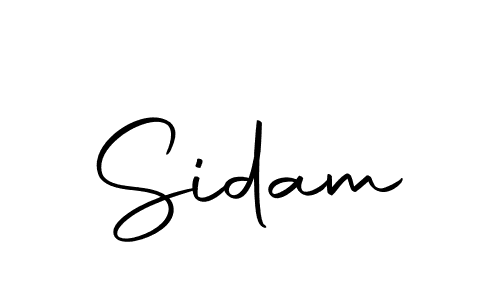Make a beautiful signature design for name Sidam. With this signature (Autography-DOLnW) style, you can create a handwritten signature for free. Sidam signature style 10 images and pictures png