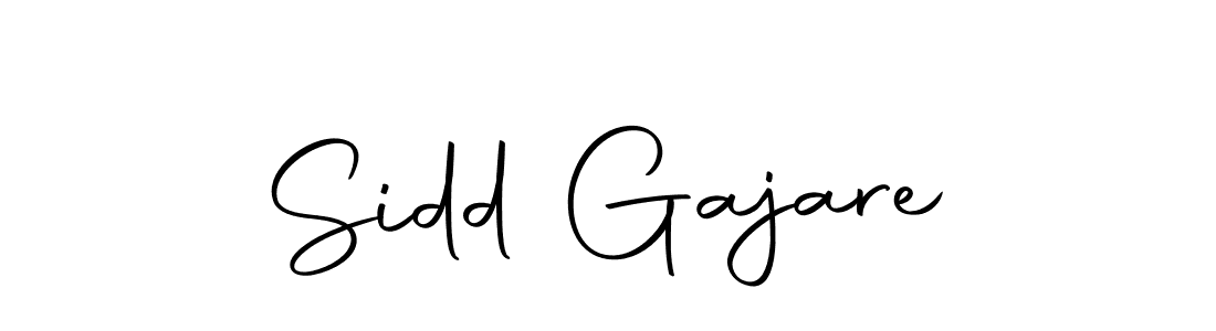 How to make Sidd Gajare name signature. Use Autography-DOLnW style for creating short signs online. This is the latest handwritten sign. Sidd Gajare signature style 10 images and pictures png