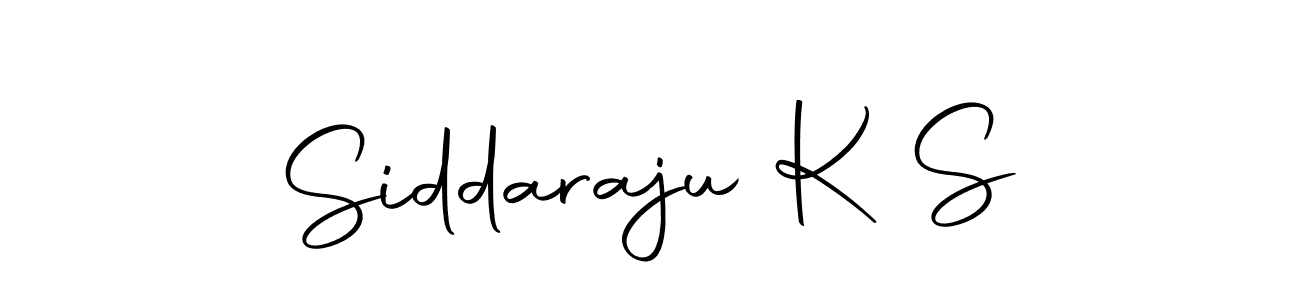The best way (Autography-DOLnW) to make a short signature is to pick only two or three words in your name. The name Siddaraju K S include a total of six letters. For converting this name. Siddaraju K S signature style 10 images and pictures png