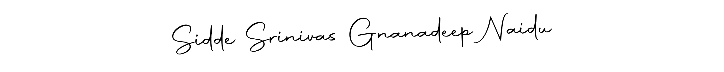 This is the best signature style for the Sidde Srinivas Gnanadeep Naidu name. Also you like these signature font (Autography-DOLnW). Mix name signature. Sidde Srinivas Gnanadeep Naidu signature style 10 images and pictures png