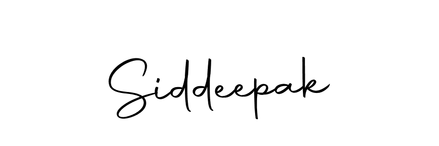 You should practise on your own different ways (Autography-DOLnW) to write your name (Siddeepak) in signature. don't let someone else do it for you. Siddeepak signature style 10 images and pictures png