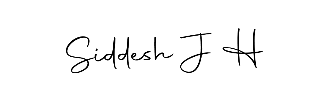 Make a beautiful signature design for name Siddesh J H. Use this online signature maker to create a handwritten signature for free. Siddesh J H signature style 10 images and pictures png