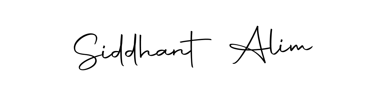 Similarly Autography-DOLnW is the best handwritten signature design. Signature creator online .You can use it as an online autograph creator for name Siddhant Alim. Siddhant Alim signature style 10 images and pictures png