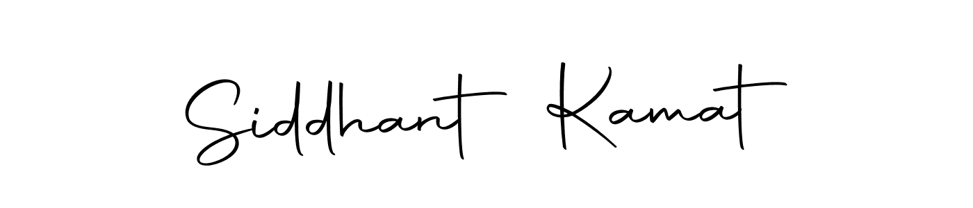 Create a beautiful signature design for name Siddhant Kamat. With this signature (Autography-DOLnW) fonts, you can make a handwritten signature for free. Siddhant Kamat signature style 10 images and pictures png