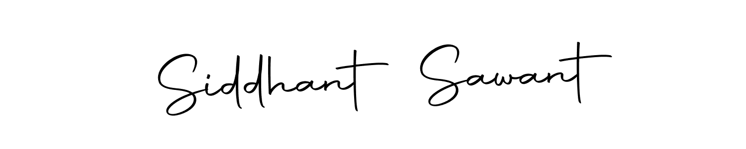 Design your own signature with our free online signature maker. With this signature software, you can create a handwritten (Autography-DOLnW) signature for name Siddhant Sawant. Siddhant Sawant signature style 10 images and pictures png