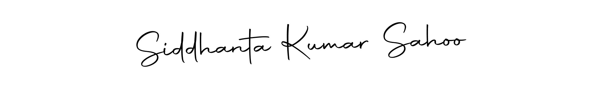 How to make Siddhanta Kumar Sahoo name signature. Use Autography-DOLnW style for creating short signs online. This is the latest handwritten sign. Siddhanta Kumar Sahoo signature style 10 images and pictures png