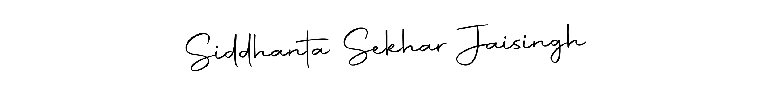 Make a short Siddhanta Sekhar Jaisingh signature style. Manage your documents anywhere anytime using Autography-DOLnW. Create and add eSignatures, submit forms, share and send files easily. Siddhanta Sekhar Jaisingh signature style 10 images and pictures png