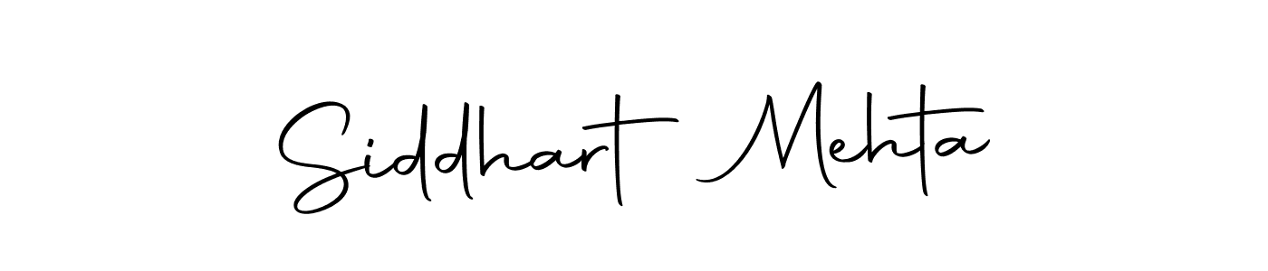 Create a beautiful signature design for name Siddhart Mehta. With this signature (Autography-DOLnW) fonts, you can make a handwritten signature for free. Siddhart Mehta signature style 10 images and pictures png