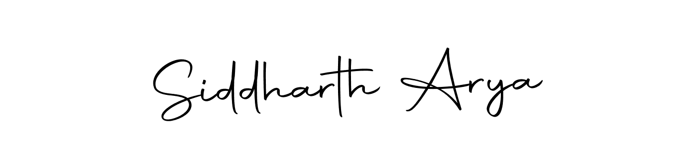 Make a beautiful signature design for name Siddharth Arya. With this signature (Autography-DOLnW) style, you can create a handwritten signature for free. Siddharth Arya signature style 10 images and pictures png