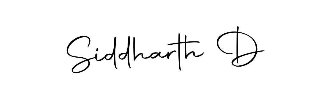 Make a beautiful signature design for name Siddharth D. With this signature (Autography-DOLnW) style, you can create a handwritten signature for free. Siddharth D signature style 10 images and pictures png