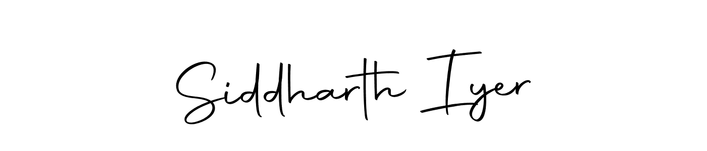 Siddharth Iyer stylish signature style. Best Handwritten Sign (Autography-DOLnW) for my name. Handwritten Signature Collection Ideas for my name Siddharth Iyer. Siddharth Iyer signature style 10 images and pictures png