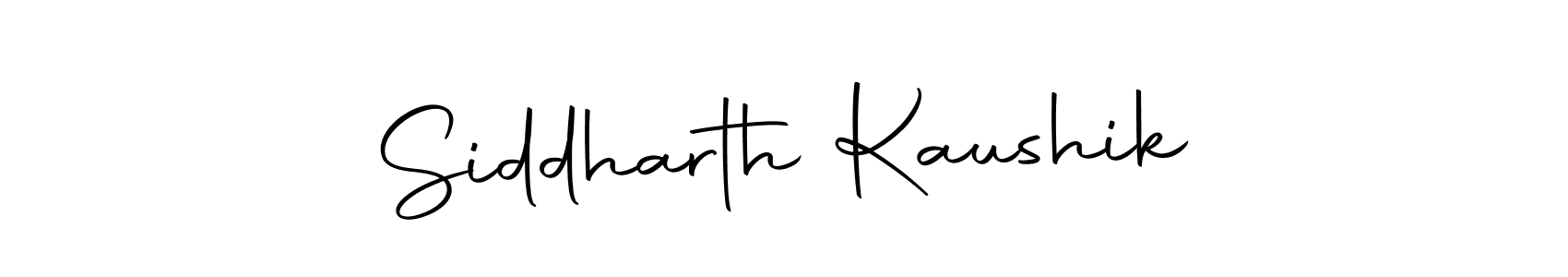 Use a signature maker to create a handwritten signature online. With this signature software, you can design (Autography-DOLnW) your own signature for name Siddharth Kaushik. Siddharth Kaushik signature style 10 images and pictures png
