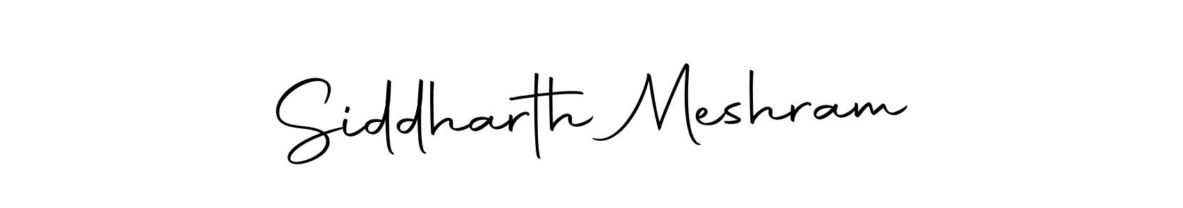 Make a beautiful signature design for name Siddharth Meshram. With this signature (Autography-DOLnW) style, you can create a handwritten signature for free. Siddharth Meshram signature style 10 images and pictures png