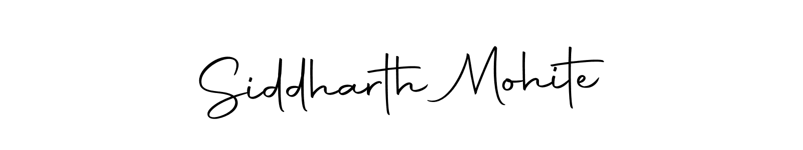 The best way (Autography-DOLnW) to make a short signature is to pick only two or three words in your name. The name Siddharth Mohite include a total of six letters. For converting this name. Siddharth Mohite signature style 10 images and pictures png