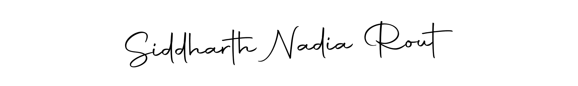 Here are the top 10 professional signature styles for the name Siddharth Nadia Rout. These are the best autograph styles you can use for your name. Siddharth Nadia Rout signature style 10 images and pictures png