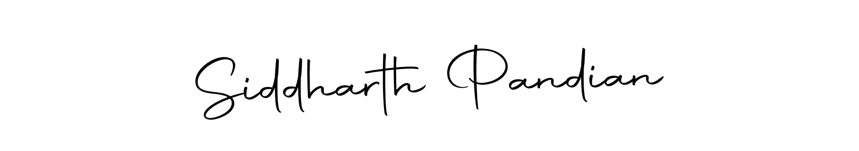 Create a beautiful signature design for name Siddharth Pandian. With this signature (Autography-DOLnW) fonts, you can make a handwritten signature for free. Siddharth Pandian signature style 10 images and pictures png