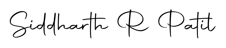 Once you've used our free online signature maker to create your best signature Autography-DOLnW style, it's time to enjoy signing your documents with Siddharth R Patil name. Siddharth R Patil signature style 10 images and pictures png