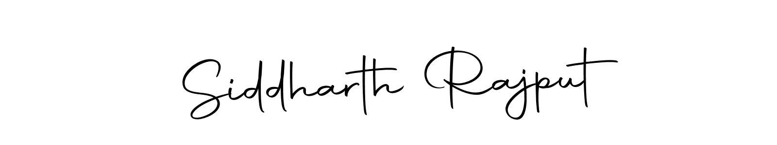 Design your own signature with our free online signature maker. With this signature software, you can create a handwritten (Autography-DOLnW) signature for name Siddharth Rajput. Siddharth Rajput signature style 10 images and pictures png