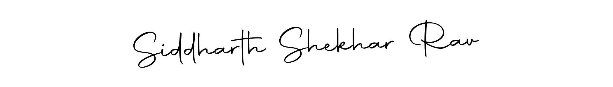 How to make Siddharth Shekhar Rav name signature. Use Autography-DOLnW style for creating short signs online. This is the latest handwritten sign. Siddharth Shekhar Rav signature style 10 images and pictures png