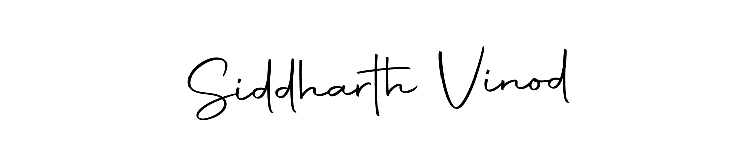 Make a beautiful signature design for name Siddharth Vinod. With this signature (Autography-DOLnW) style, you can create a handwritten signature for free. Siddharth Vinod signature style 10 images and pictures png