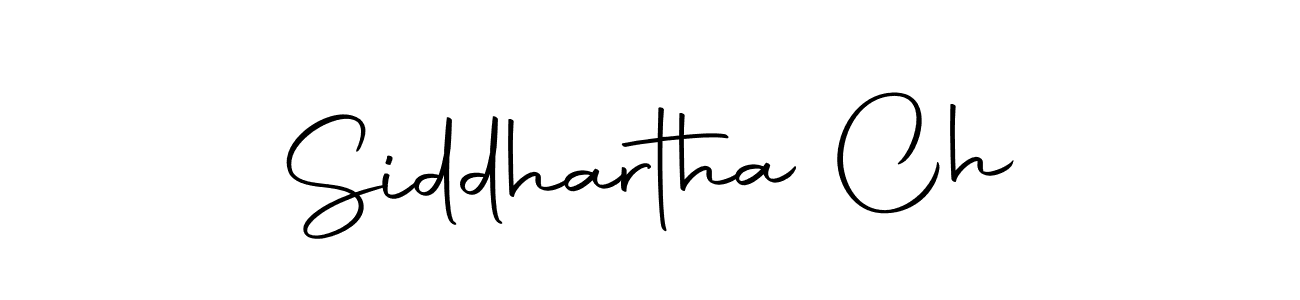 Make a beautiful signature design for name Siddhartha Ch. With this signature (Autography-DOLnW) style, you can create a handwritten signature for free. Siddhartha Ch signature style 10 images and pictures png