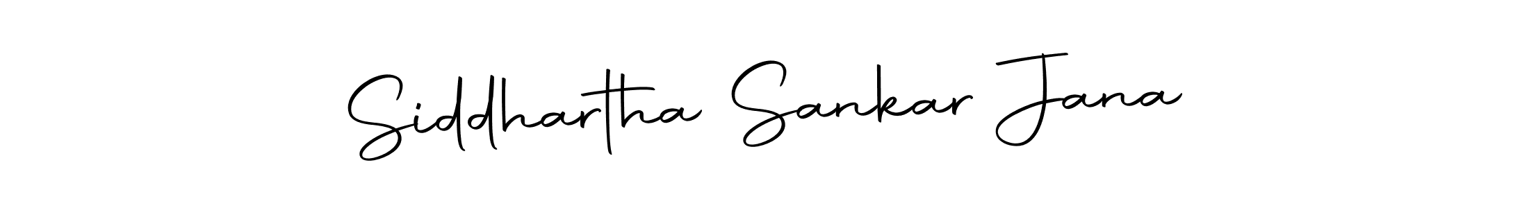 How to make Siddhartha Sankar Jana name signature. Use Autography-DOLnW style for creating short signs online. This is the latest handwritten sign. Siddhartha Sankar Jana signature style 10 images and pictures png