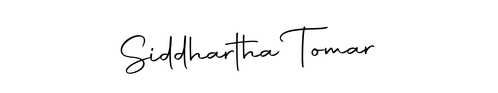 Create a beautiful signature design for name Siddhartha Tomar. With this signature (Autography-DOLnW) fonts, you can make a handwritten signature for free. Siddhartha Tomar signature style 10 images and pictures png