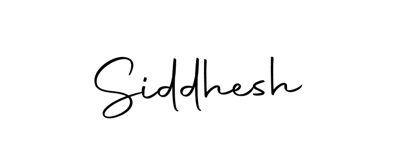 Create a beautiful signature design for name Siddhesh. With this signature (Autography-DOLnW) fonts, you can make a handwritten signature for free. Siddhesh signature style 10 images and pictures png