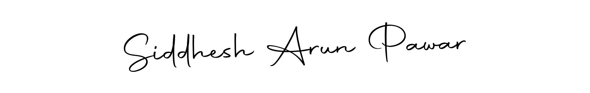 Autography-DOLnW is a professional signature style that is perfect for those who want to add a touch of class to their signature. It is also a great choice for those who want to make their signature more unique. Get Siddhesh Arun Pawar name to fancy signature for free. Siddhesh Arun Pawar signature style 10 images and pictures png