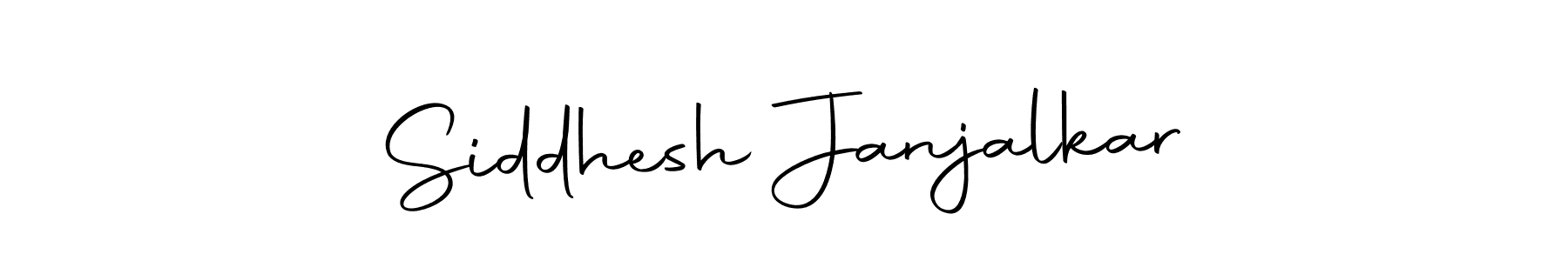 Design your own signature with our free online signature maker. With this signature software, you can create a handwritten (Autography-DOLnW) signature for name Siddhesh Janjalkar. Siddhesh Janjalkar signature style 10 images and pictures png
