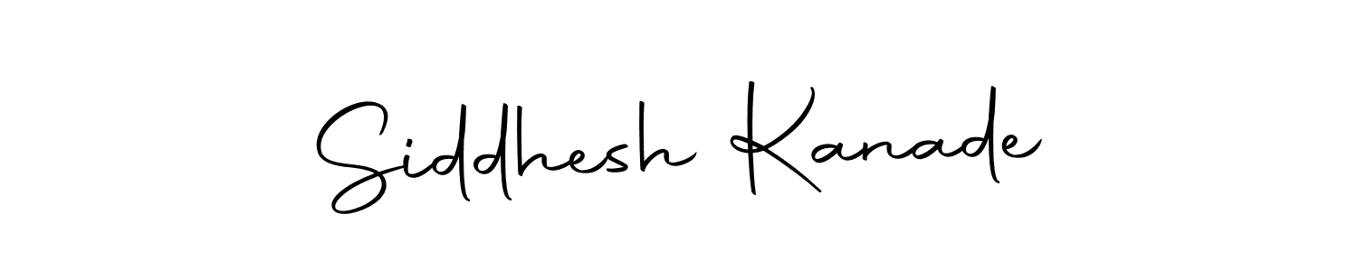 Design your own signature with our free online signature maker. With this signature software, you can create a handwritten (Autography-DOLnW) signature for name Siddhesh Kanade. Siddhesh Kanade signature style 10 images and pictures png