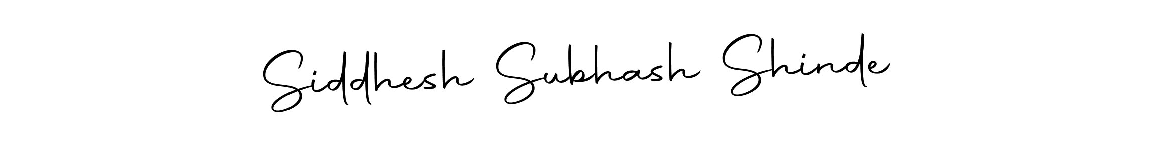 Make a beautiful signature design for name Siddhesh Subhash Shinde. With this signature (Autography-DOLnW) style, you can create a handwritten signature for free. Siddhesh Subhash Shinde signature style 10 images and pictures png