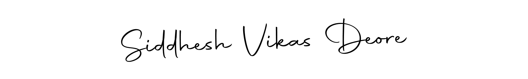 Use a signature maker to create a handwritten signature online. With this signature software, you can design (Autography-DOLnW) your own signature for name Siddhesh Vikas Deore. Siddhesh Vikas Deore signature style 10 images and pictures png